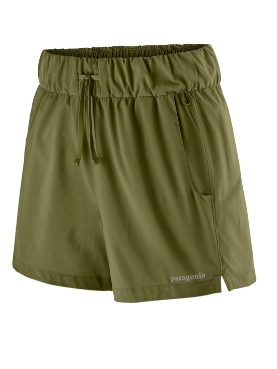 Patagonia Pants - Patagonia Breathable Women’s Terrebonne Caper Green Drawstring Athletic Shorts M